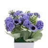 Unique Bargains Artificial Plants Chrysanthemum Plastic 2.95"x2.95"x7.87" 1 Pcs - 4 of 4