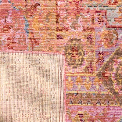 Valencia Multi-Color Hand-Knotted Square Area Rug