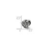 Black Bow Jewelry Sterling Silver Angel in Your Heart Bead Charm - 2 of 3