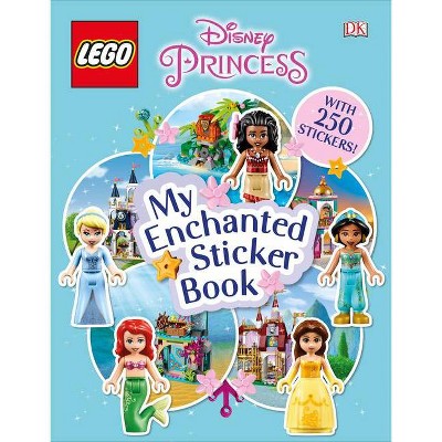 Lego Disney Princess My Enchanted Sticker Book - (Ultimate Sticker Book) by  DK (Paperback)