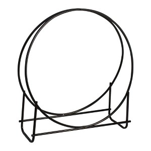Panacea Adjustable Heavy Duty Thick Tubular Steel Hoop Style Log Rack with Powder Coated Finish for Wood Stacking - 1 of 4