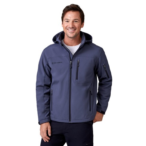 Free Country Men's Odyssey Ii Flex Super Softshell® Jacket Charcoal L :  Target