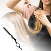 Unique Bargains Durable Haircut comb with Blades for Hair Styling Black 1 Pc - 2 of 4