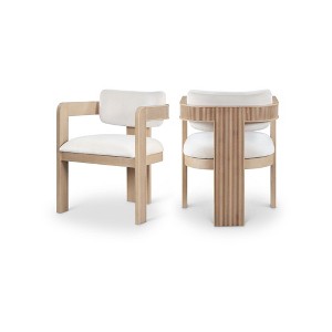 Meridian Furniture,Sacha Velvet Dining Chair, Set of 2 - 1 of 4