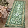 Washable Area Rugs for Living Room Vintage Floral Rug Soft Non Shedding Throw Rugs Stain Resistant Carpet - 3 of 4
