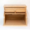 Oak Roll-Top Bread Box with Drawer - 2 of 3