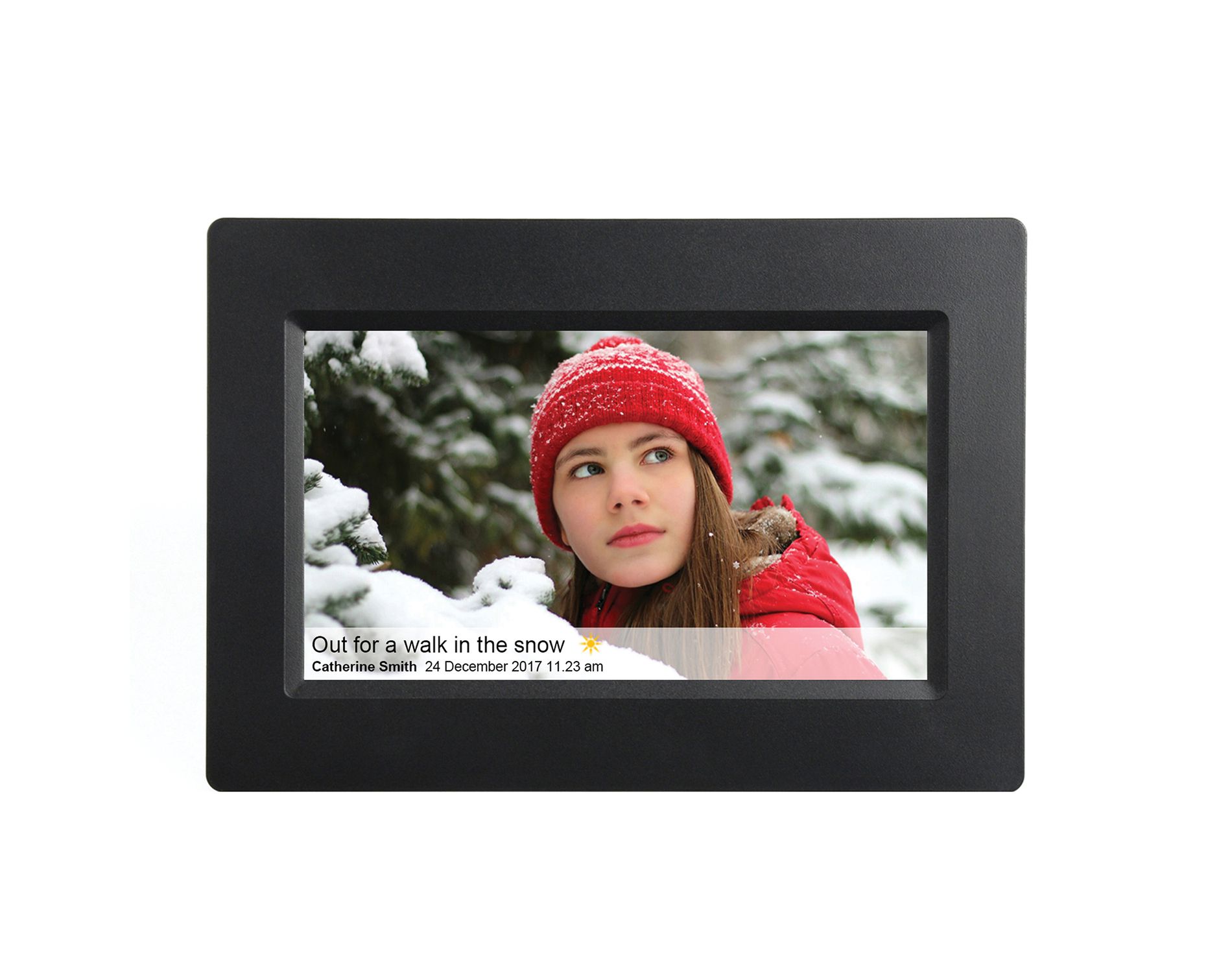 Supersonic® 10-In. Touch Screen LCD Smart Digital Photo Frame in Black