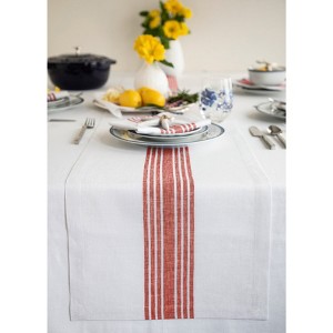 Solino Home Striped Linen Table Runner | Farmhouse - 1 of 4
