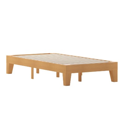 Amalia Solid Wooden Platform Bed with Wooden Support Slats - Taylor & Logan