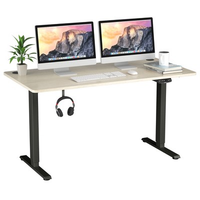 Costway Office Electric Adjustable Standing up Desk Dual Motor w/ Controller