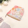 Unique Bargains Portable Ditsy Floral Makeup Bag 1 Pc - 3 of 4