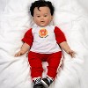 Paradise Galleries Big Boy Reborn Toddler - 22 inch Kenzo with Rooted Hair, Made in GentleTouch Vinyl, 4-Piece Realistic Doll Gift Set - 4 of 4