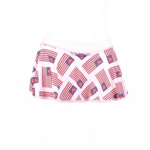 Women's Wo's Flag Love "o" Tennis Skirt - Love Love Tennis - 1 of 2