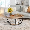 Tribesigns 31.69" Round Coffee Table - 4 of 4