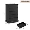 5 Drawer Dressers for Bedroom, Chest of Drawers with Deep Drawers, Large Double Dresser for Closet with Wide Top, Tall Wooden Dresser for Living Room - 3 of 4