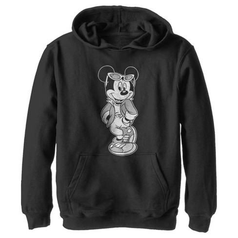 Black 2025 mickey hoodie