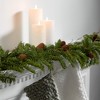 72"L Sullivans Artificial Soft Touch Pine Christmas Garland, Green, Indoor Christmas Decor - 3 of 4