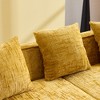 Spassway L-Shaped Compressed Sectional Sofa with 4 Pillows Modern Chenille Sleeper Sofa - 4 of 4