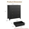 Nursery 4/5 Drawers Dresser for Bedroom, 37Inch/45 Inch Tall Chest of Drawers, Modern Clothes Storage Cabinet & TV Stand, Wood Drawer Organizer - 2 of 4