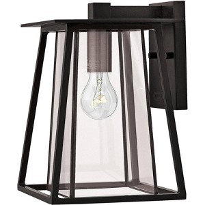 Hinkley Walker 12 1/4" High Black Outdoor Wall Light - 1 of 2