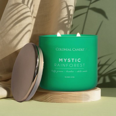 Mystic Rainforest Green 3-Wick Soy Jar Candle 14.5oz