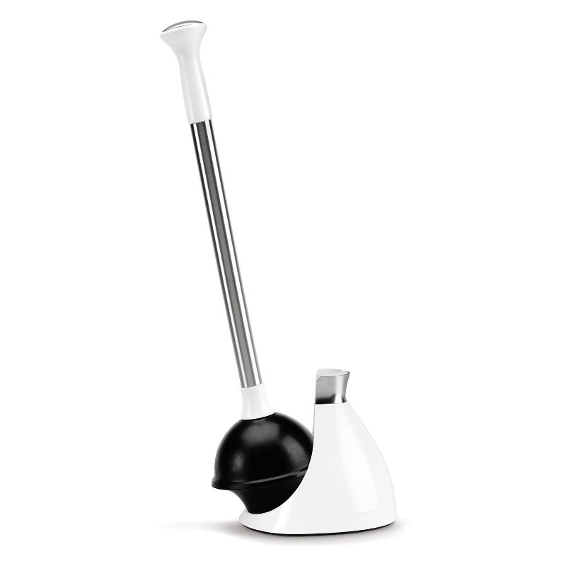 simplehuman Toilet Plunger with Caddy, 2 of 8