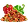 Dehydrated Dried Red and Green Bell Peppers Mix by It's Delish, 1 lb Jumbo Container - 2 of 4