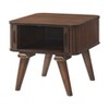 Vynxaria Storage End Table - Walnut Finish, 2 Tambour Doors & 1 Fixed Shelf, Walnut Veneer/Wood/Engineered Wood, Modern Living Room Furniture - 4 of 4