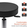 TASALON Adjustable Rolling Task Stool wih Heavy-duty Wheels, Swivel Workbench Stool for Kitchen, Salon, Spa & More - Black - 3 of 4