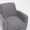 NicBex 360 Swivel Armchair, Accent Chair with Cotton Linen Fabric, Arm Chiar with Ergonomic Design, for Living Room, Bedroom - 4 of 4