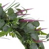 22" Artificial Eucalyptus and Lavender Woven Branch Base Wreath - National Tree Company - 3 of 3