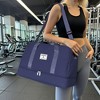 Luupatchy Three-dimensional Diamond Patterned Travel Bag, Dry Wet Separation , for Travel, Fitness Yoga, Weekend Tote Overnight Bag - 3 of 4