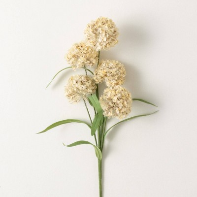 Sullivans Artificial Cream Thistle Spray 24.5"H