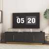 ORRD 68" Modern TV Stand with 16 Color LEDs - 2 of 4