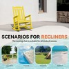 Hyleory HDPE Modern Resin Rocking Chair, Extra Wide Outdoor Adirondack Chair - 4 of 4