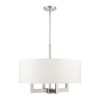 Livex Lighting Cresthaven 4 - Light Chandelier in  Brushed Nickel - 3 of 4