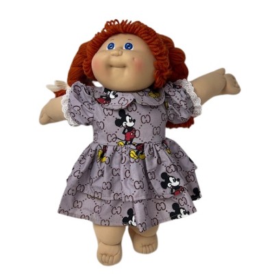 World's Favorite Mouse Print Dress for 15-16 Inch Cabbage Patch Kid Dolls