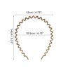Unique Bargains Women's Classic Elegant Frosted Headband 5.51"x4.72" 1 Pc - 3 of 4