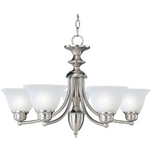 Maxim Lighting Malaga 5 - Light Chandelier in  Satin Nickel - 1 of 2