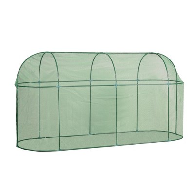 Aoodor Crop Cage Plant Protection Tent, Greenhouse Fruit Cage Netting Cover for Plants/Herbs/Fruit Garden, Yard, Lawn with Zipper