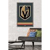 Trends International NHL Vegas Golden Knights - Logo 21 Framed Wall Poster Prints - 2 of 4