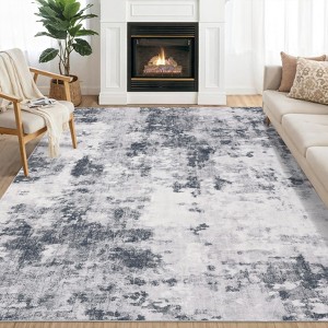 Modern Rug Non-Slip Abstract Accent Carpet - 1 of 4