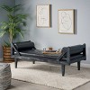 Zentner Rustic Tufted Double End Chaise Lounge with Bolster Pillows - Christopher Knight Home - 2 of 4