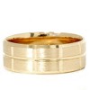 Pompeii3 14K Yellow Gold Mens 8mm Swiss Cut Wedding Ring - 3 of 4