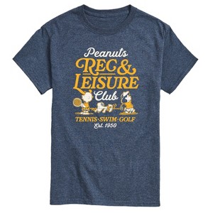 Men's - Peanuts - Rec And Leisure Club Short Sleeve Graphic T-Shirt - 1 of 4