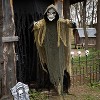 Morris Costumes 6 ft Hanging Animated Reaper with Light-Up Eyes - Gray - 3 of 4