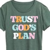 Women's - Instant Message - Trust God's Plan Short Sleeve Graphic T-Shirt - 2 of 4