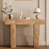47-Inch Long Console Table with Drawer, Wooden Rectangular Sofa Table Behind The Couch - 2 of 4