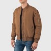 Alpine Swiss Damon Mens Bomber Jacket | Warm Quilted Flight Jacket with Pockets – Stylish Windbreaker for Casual & Layering | Versatile Outerwear - 2 of 4