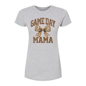 Women's - Instant Message - Game Day Mama Tonal Washed Fitted Graphic T-Shirt - 1 of 3
